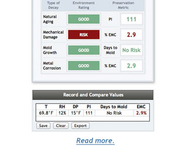 kingspan dew point calculator